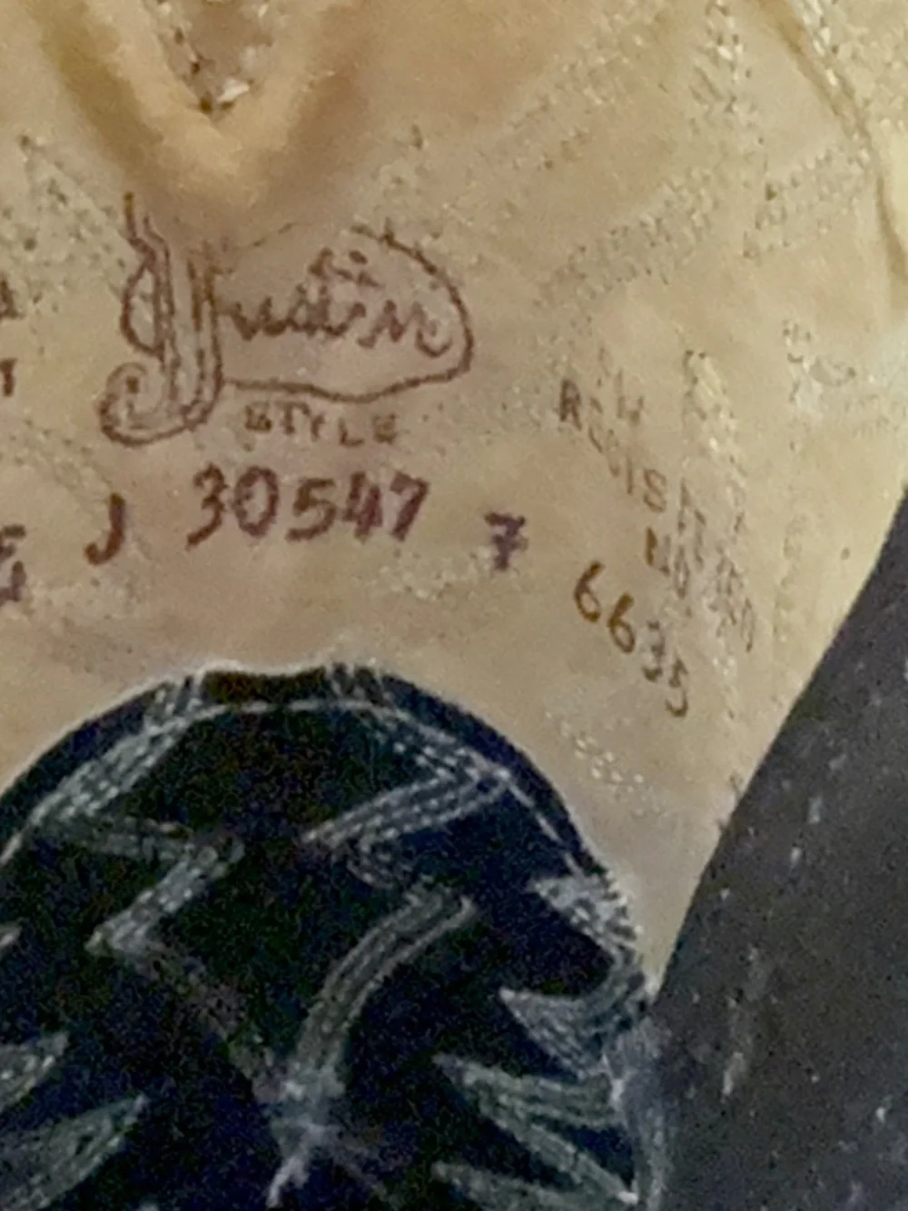 Justin Leather Men's Boots